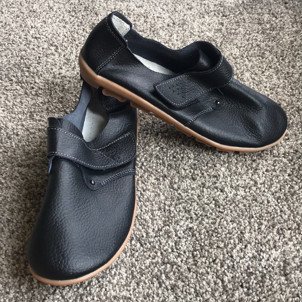 Kemeikell leather slip-ons